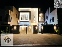 A luxury villa with 5 master bedrooms, a rooftop terrace, and a private pool, fully connected to ele