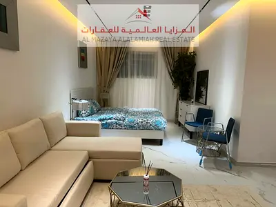 Luxury Studio Apt. in Al Khan (Beach Tower 1) – Separate Kitchen/Bath, Sea View, All-Inclusive
