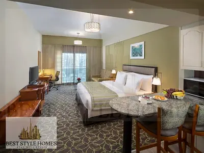 FIXED PRICE 6 MONTHS, MONTHLY PAYMENTS, Two Bedroom Hall, Fully Furnished Hotel Apartment