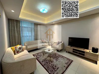 Live in Elegance – Furnished 1-Bedroom And Hall Apartment at Gulfa Tower, With Gym, Swimming Pool, Kids Play Area & Parking.