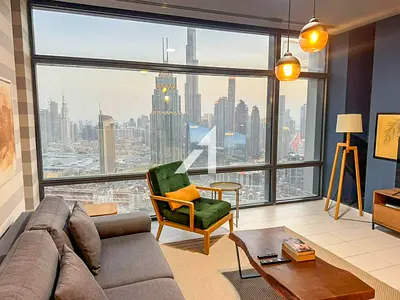 High Floor | Fully Furnished | Burj Khalifa View