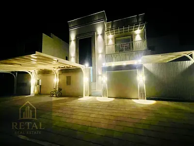 Villa for sale in Al Zahya Ajman with 5 bedrooms living hall salon central AC spacious built up area and indoor outdoor parking at a great price