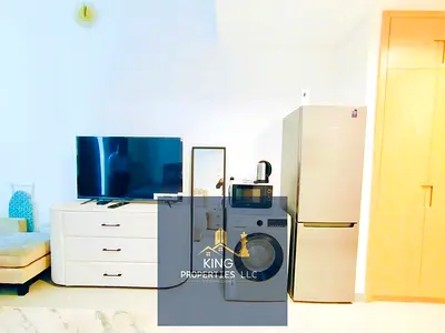Spacious furnished studio for rent Al mamsha Sharjah