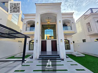 Al-Bahia, near the Chinese Market, Sheikh Rest House, and Al-Ghaba Park. Central air conditioning on the ground, first, and roof floors. 5 master bedrooms, a majlis, two living rooms, and a maid's roo