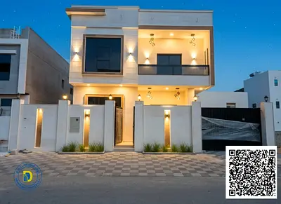 Luxury villa for sale in Al Zahia, 5 bedrooms, living room, majlis. The price includes registration and ownership fees. Very attractive.