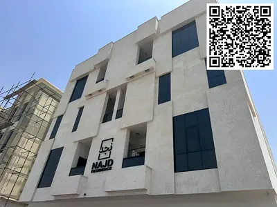 For sale: Brand new residential building, first occupancy, super deluxe finishing, in Tilal City, Al Suyoh suburb, Sharjah.
