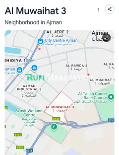 CORNER 7600 SQFT PRIME LOCATION PLOT FOR SALE IN MOWAIHAT 3 AJMAN