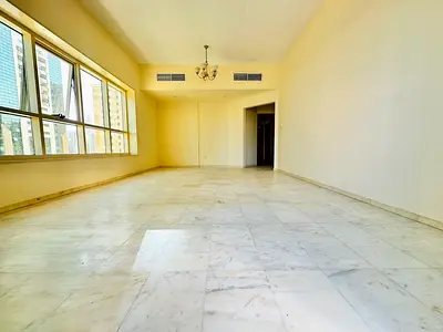 Huge 2-Bedrooms Apartment Available With Balcony | Two Full Bathrooms | Near To Dubai Exit ….