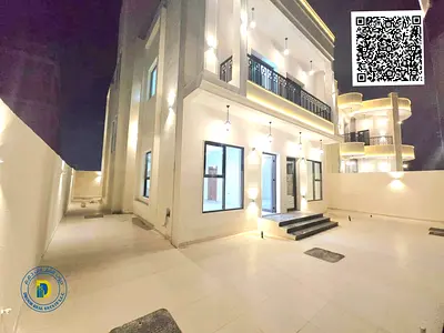 Luxury villa for sale, 5 bedrooms, majlis, living room, and roof terrace. Al-Haliyo 2. Price includes registration and ownership fees. Very attractive