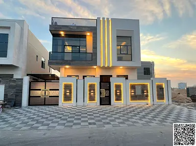 ✨🏡 Modern two-story villa + roof with a sophisticated, contemporary design. A luxurious villa with a modern design that combines luxury and comfort.