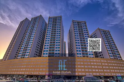 استوديو للبيع بابراج اللؤلؤه مع باركن بوسط مدينه عجمان