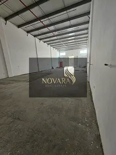 New warehouse in Ajman Industrial Estate, 2800 sq ft, 30 kW electricity, strategic location, priced