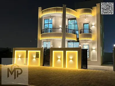 Luxury villa for sale in Al-Haliyo 2, elegant modern design | Spacious areas and luxurious finishes | Registration fees included |