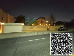 For rent in Ajman, a luxury villa with a very spacious area and a vital location