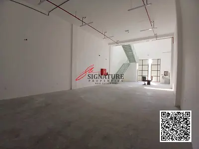 High-Power 40 Kva Warehouse | 3000 Sqft with Mezzanine | Al Jurf Industrial Area 3