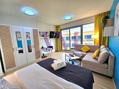 Fully Upgraded & Rented Studio | High Floor | Pacific – Al Marjan Island
