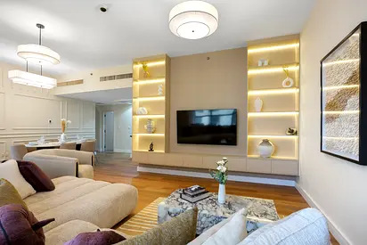 2BR in Rimal | Balcony with Partial Harbour l View | Near Beach & Restaurants | All Bills Included