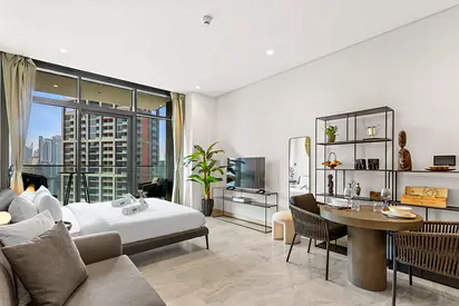 Modern Studio | Khalifa View | Sofa Bed | Steam & Sauna | All Bills Included