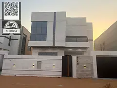 🏠 Villa for sale in Al Helio 2, Ajman - 5 master bedrooms, majlis, 2 living rooms, and swimming p