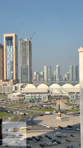 One bedroom and living room in Al Taawun Tower, Manazel 3