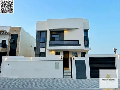 Luxury villa for sale in Al Zahia area, 5 bedrooms, living room and majlis, registration fees included, at an attractive price