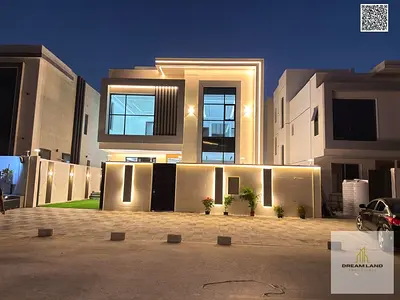 للبيع فيلا تشطيب سوبر ديلوكس طابقين وروف مع حمام سباحة وسعر شامل رسوم التسجيل والتملك