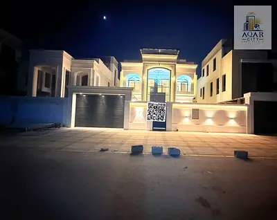 Classic villa, two floors and a roof in the most upscale areas of Ajman, large area, freehold for all nationalities, including registration fees