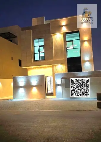 فيلا للبيع بمنطقة العامرة عجمان مكونه من ست غرف نوم ماستر مساحه بناء تقريبا 4000 الف قدم مطلوب مليون 850 قابل السعر شامل رسوم التسجيل والتملك
