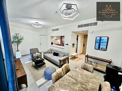 🏡 شقة فاخرة مفروشة بالكامل مكونة من غرفتي نوم في بوليفارد 3، الجادة، الشارقة 🏡