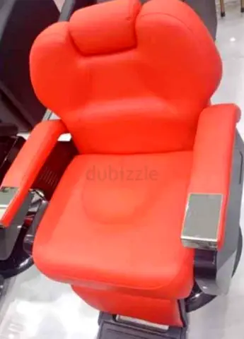 Stylish Red Leather Office Chair