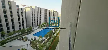Swimming pool view/ 1 BR apartment with balcony / for sale / in Tiraz