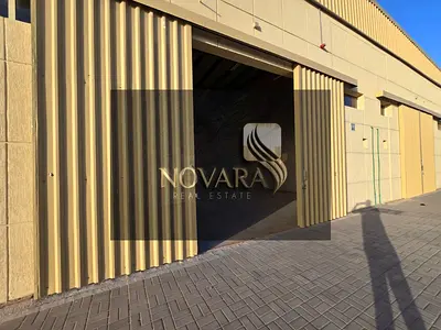 Spacious warehouse for rent in a strategic location in Umm Al Quwain, offering easy access to main roads and nearby commercial and industrial zones