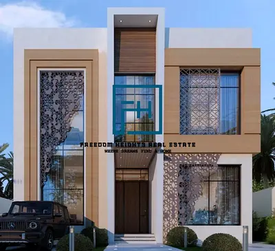 فيلا جديدة كلياً مكونة من 5 غرف نوم للبيع في مجمع الزاهية السكني بالشارقة