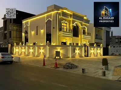 فيلا زاوية للبيع بارتداد واسع في الحليو 2 بعجمان – 5 غرف ماستر بمساحات كبيرة وسعر شامل الرسوم