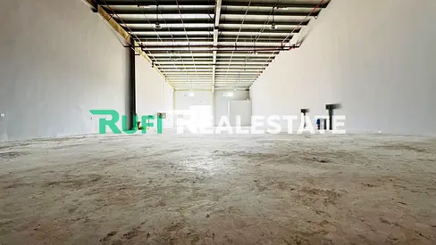 Power 55KW/ 2 SIDE GATE// 5000 SQFT Warehouse for Rent In Emirates Modern Industrial Area, UAQ.