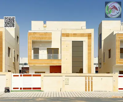 اغتنم الفرصة الاستثنائية لامتلاك فيلا فاخرة طابقين ووروف بتصميم هندسي أنيق ومكيف مركزي والسعر مغري شامل رسوم التسجيل والتمليك .