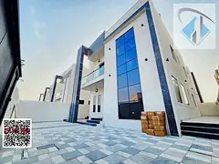 A detached villa with a large yard next to the mosque, including registration fees, freehold ownersh