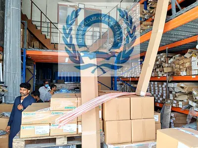 High Power Warehouse Near 311 Emirates Road, Ready Fully Fitted Offices And Partition In Industrial Area 13 Sharjah