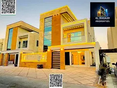 For sale, a luxurious two-story villa with a roof, at a negotiable price with the possibility of eas