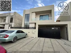 High-end finished villa, first occupancy, spacious rooms with built-in wardrobes