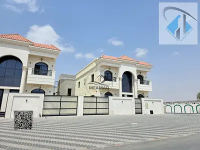 Luxury classic villa for sale with private pool – Al Helio 2, Ajman. Elegant design, directly next to the mosque. 100% freehold ownership for all nati