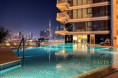 CANAL FRONT | ALL BILLS Included | 3 Bedroom Plus Maids Room | Pool & Gym