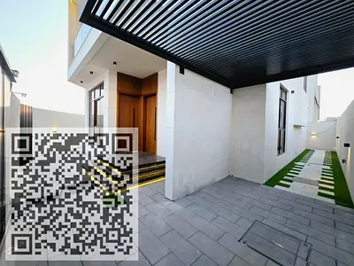 فيلا جديدة فاخرة وجميلة للإيجار في الباهية، عجمان، مكونة من 6 غرف نوم رئيسية