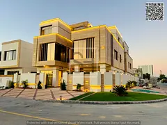 Villa for sale opposite a garden, including registration fees, electricity, water and air conditioni