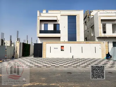 للبيع فيلا بعجمان منطقه الزاهيه شامل رسوم التسجيل 5 غرف ماستر ومجلس وصالة وغرفة خدامة تمليك حر لجميع الجنسيات وأمكانية التمويل البنكي بدون دفعة أولي