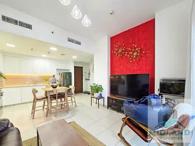 Furnished 2BR Apartment | Pool & Community View | Balcony Access