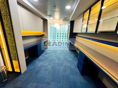 Fully Furnished Office Space with Burj Khalifa & Canal View Ready to Move