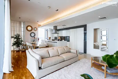 Full Sea View | Corner 2BR+Maids | Full Furnished