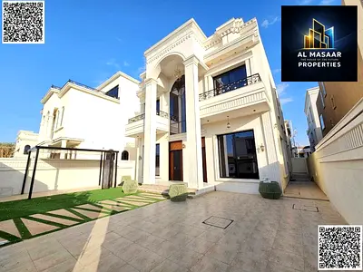 فيلا فاخرة تصميم كلاكسيك للبيع مساحة الارض 5000 قدم  بسعر شامل الكهرباء والمياه جاهزة لسكن الفورى