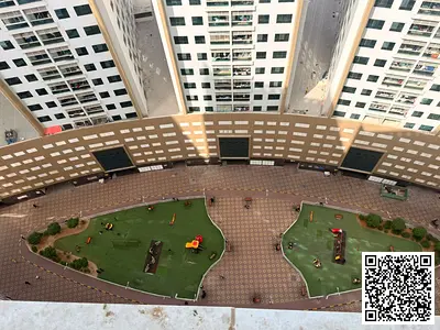 Garden View 2 Bedroom Flat With Parking Available For Rent In Ajman Pearl Towers. Ajman